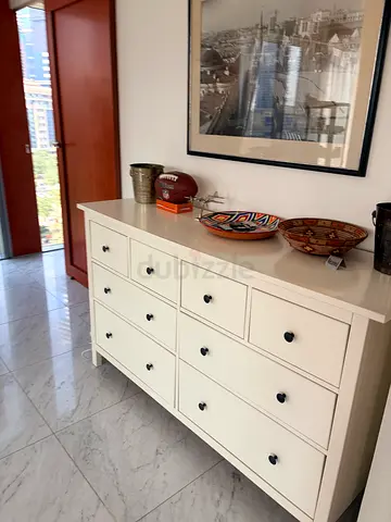 White 12-Drawer Dresser / Sideboard in Good Condition