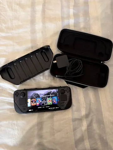 Steam Deck 512GB OLED with case and charger(not original charger). Negotiable!!