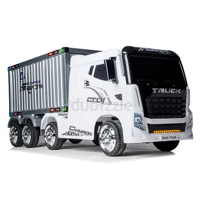 Ride on 12 v Container Truck battery Powered Toy car for Kids with Parental RC
