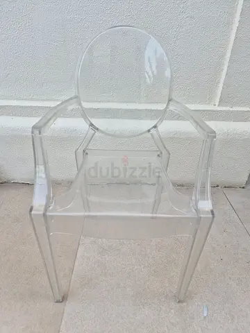 X2 kids perspex chairs