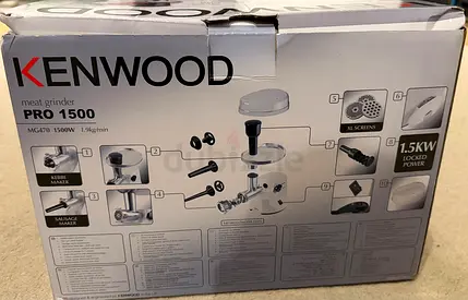 ( Used Once Only ) -Kenwood Meat Grinder 1500W  – Excellent Condition