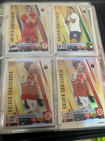 Binder not included Collection of Golden Goalscorer Football Trading Cards
