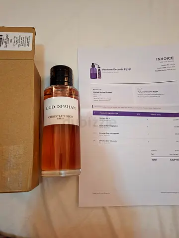 Oud Ispahan perfume bottle 250ML- never used full, with box and receipt