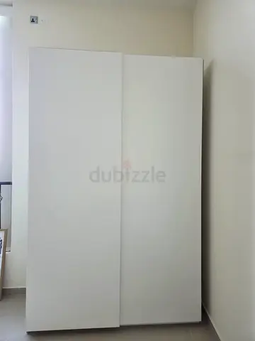 IKEA wardrobes, chest of drawers, shelves, shoe cabinet, desk, chair