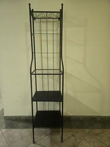 IKEA FRÖSJÖN shelving unit, black, 40x156 cm