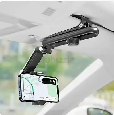 Universal Car Sun Visor Phone Holder — Adjustable Mount for Smartphones