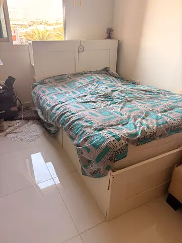 Used Ikea bed with drawers