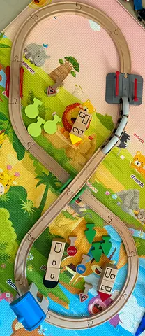 Ikea Lillabo Train and Truck Sets All together