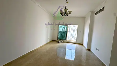 غرفتين وصالة بالمجاز 2، حمامان، بلكونة، إطلالة مفتوحة، تشطيبات حديثة، باركن مجاني، تأمين شيك بدون تاريخ، 4 أو 6 شيكات.