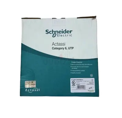 Schneider Actassi Category 6 UTP Network Cable (Sealed Box)