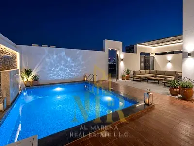 Villa with a swimming pool for sale | Ajman | Al Yasmeen area | 3 master bedrooms, majlis, living h