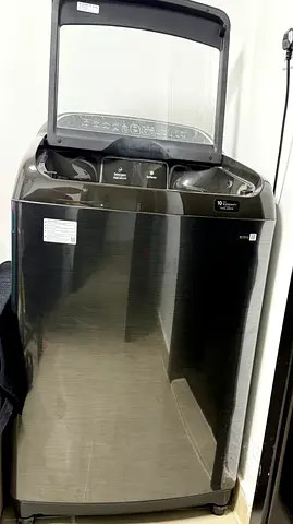 LG Top Load Washing Machine - 10kg, Grey Stainless (Good Condition)