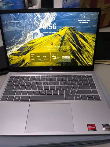 HP 14-inch Laptop Ryzen 5- Silver, Good Working Condition