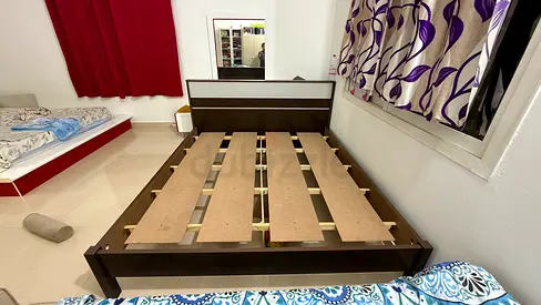King’s size bed with mattress available at very good condition