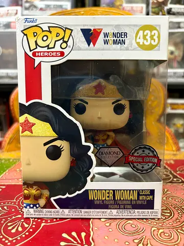 Funko Pop! Heroes Wonder Woman #433 Special Edition (Diamond Collection) - New in Box