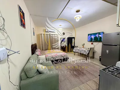 Furnished Studio with Hotel-Style Interiors for Rent in Al Qulayaa, Sharjah – Sea View & Main Road Location