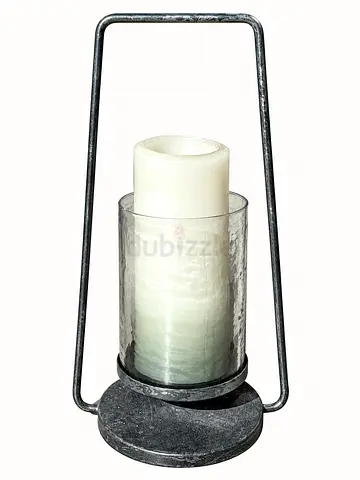 Solid Metal Candle Holder