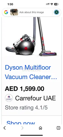 Dyson Multifloor Canister Vacuum Cleaner - Good Working Condition