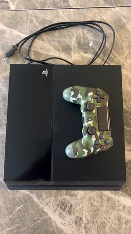 PS4 with controller
