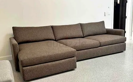 Like Perfect condition ___ crate barrel lounge deep L Shape Sofa