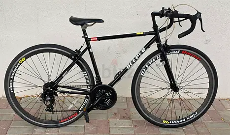 Used hybrid road bike with drop bars - medium frame, good condition