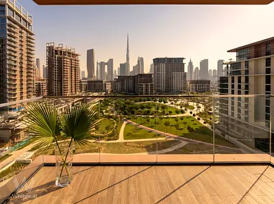 Burj Khalifa and Park View |2BR+Maids |Middle Floor