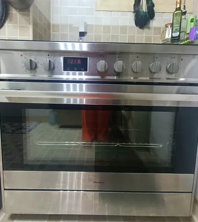 Hisense Cooker - Unused Oven - Electric Stainless Steel Cooker 90x60 Ceramic Cooker –