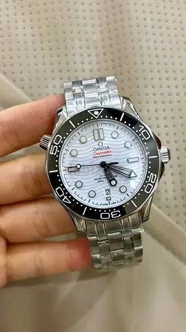 Omega Seamaster-style men's stainless steel watch, All Over UAE Cash on delivery