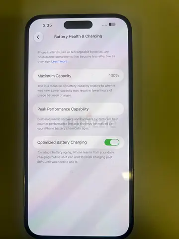 IPhone 14 Pro Max 128 GB with 100% Battery Health