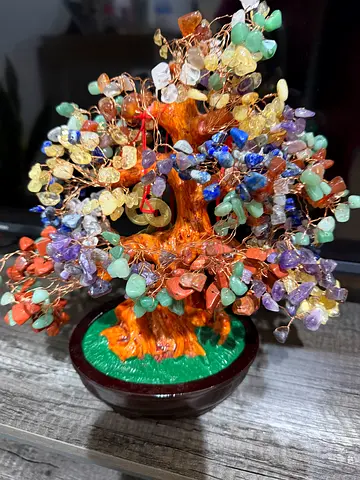 Feng sui crystal money tree