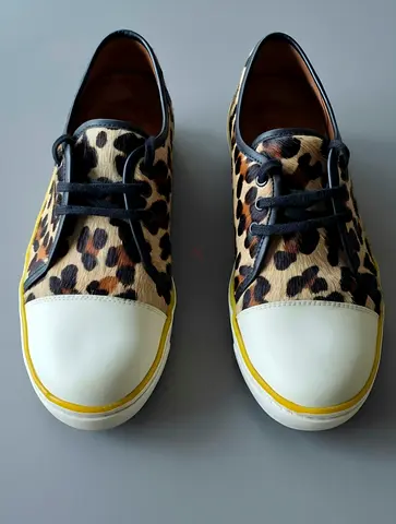 Opening Ceremony Leopard Low-Top Sneakers