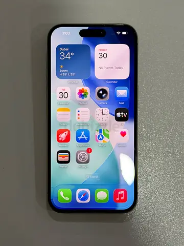 Apple 15 pro 128GB, Silver , 80% Battery