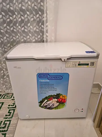 Used Super General Chest Freezer - Compact Deep Freezer 83×55 CM