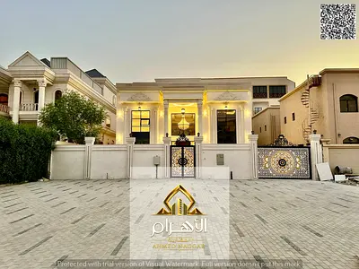 فيلا فاخرة للبيع بالروضة - عجمان | 6 غرف ماستر G+2 بمسبح + مصعد| بمساحة 6500 قدم | تملك الحر