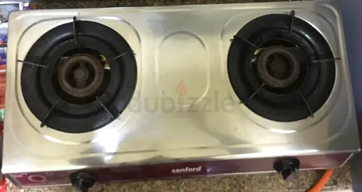Sanford 2-Burner Stainless Steel Gas Stove - Used
