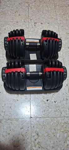 Adjustable dumbbell each 24kg gym fitness