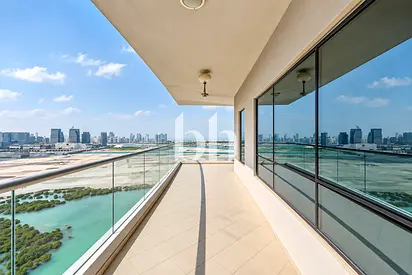 Full Length Balcony | Water View | Huge Apartment