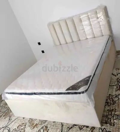 Single Bed with Headboard and Mattress - Good Condition