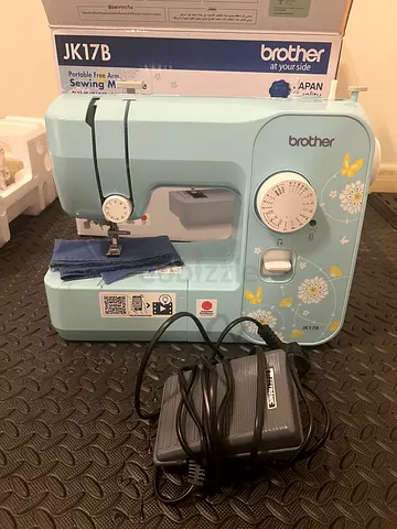 Brother JK17B Compact Sewing Machine - Light Blue, Used