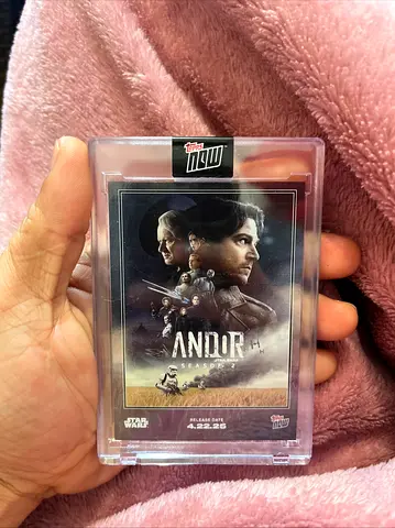 Topps Now Star Wars: Andor Collectible Card — Sealed in Plastic Case