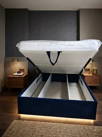 Hydraulic Storage Bed Frame Queen Size