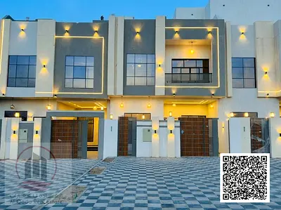 Townhouse Villa for Sale in Al Helio 2, Ajman – 5 Master Bedrooms, Majlis, and Hall. Freehold for All Nationalities with Bank Financing Available.