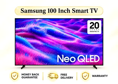 Samsung 100 Inch Neo QLED QN80F 4K Vision AI Smart TV 2025 Model 100QN80F