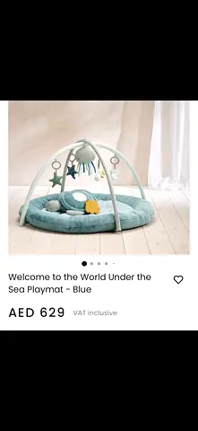 Baby Playmat with Hanging Toys and music - Blue