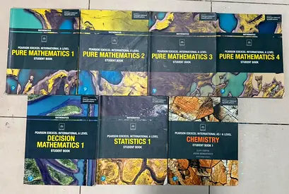 A level maths and chemistry textbooks