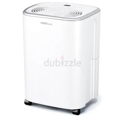 Cosi Home 12L Compressor Dehumidifier - 2.5L Water Tank, Digital LED Controls, 24hr Timer & Continuo