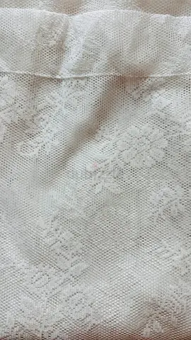 IKEA White lace curtain panel almost Brand New