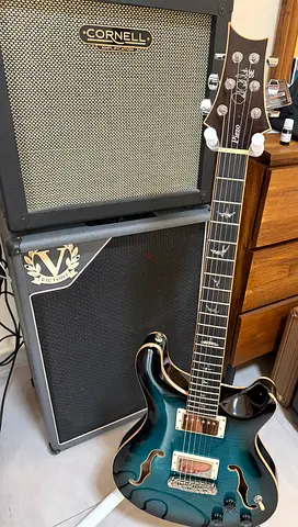 PRS SE Hollowbody II Piezo – Peacock Blue
