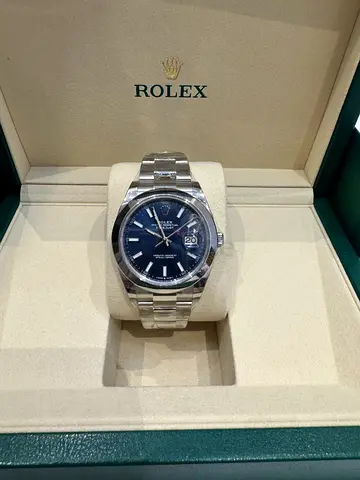 Rolex Datejust 41mm Blue Dial | Full Set | Serious Buyers Only – No Lowball Of