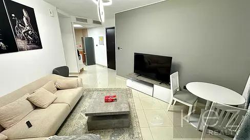 Fully Upgraded & Furnished 1BR | Balcony | Near Metro | Cluster Q, JLT